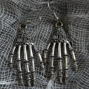 SKELETON HAND EARRINGS - COSTUME JEWELRY
